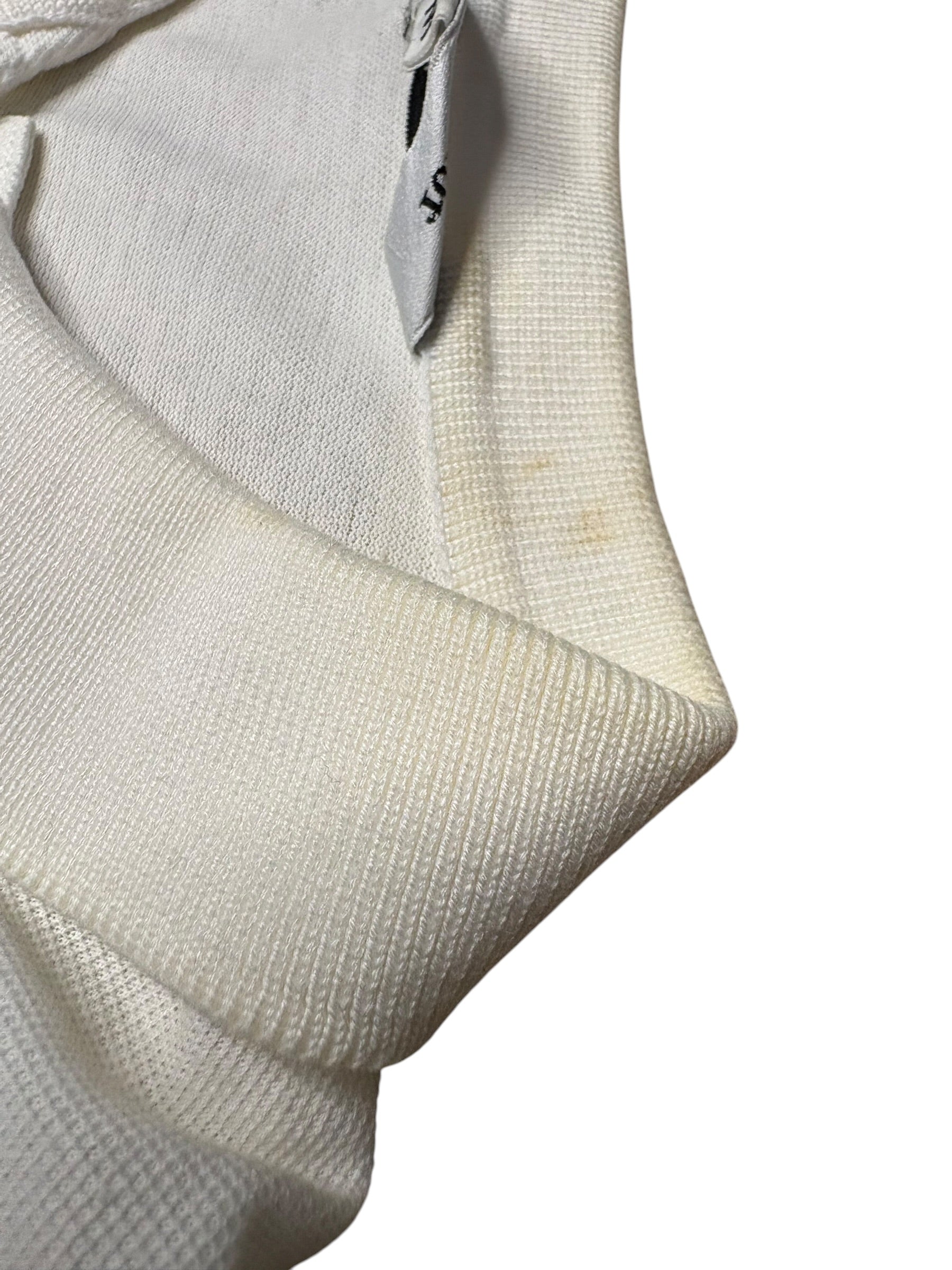 Christian Dior Sports Vintage White Sleeveless Button Up Top