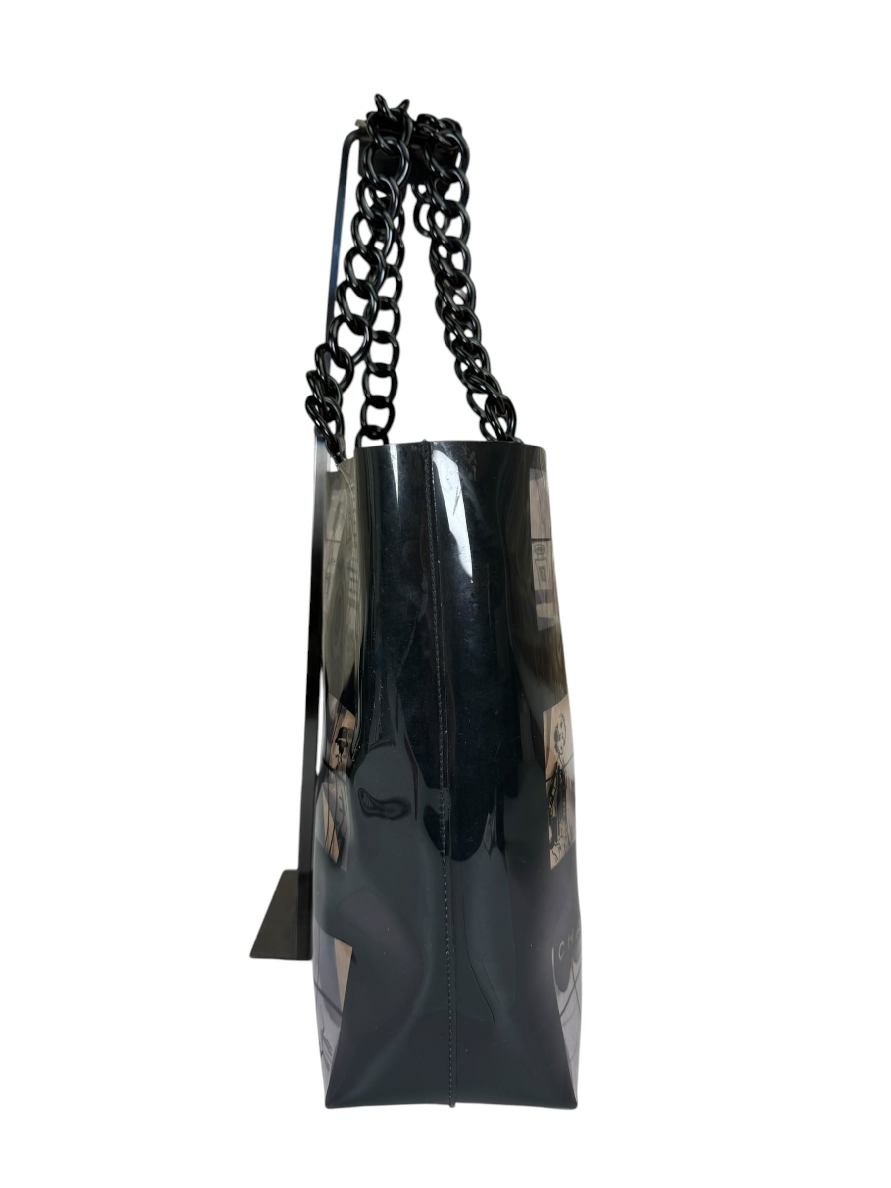 Chanel PVC Coco Window Tote Black 2003-04