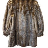 Saikatsu Vintage Brown Mink Fur Coat