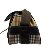 Burberry Vintage Beige/Dark Brown House Shoulder Bag