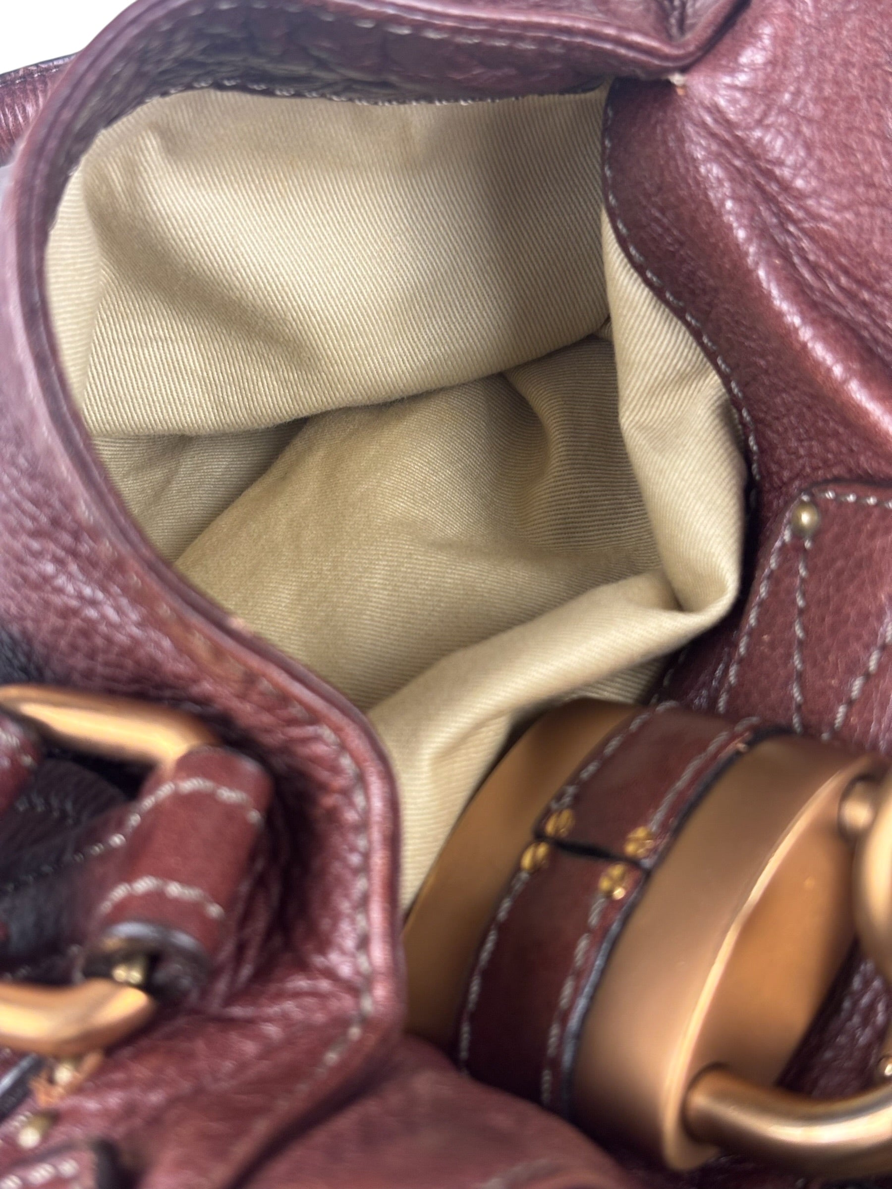 Chloe Paddington Brown Leather Handbag