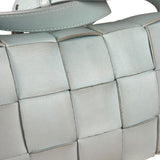 Bottega Veneta Intercciato Cassette Glacier Crossbody