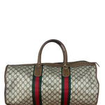 Gucci GG Vintage Coated Canvas Boston Bag