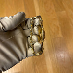 Gucci Mother Of Pearl Dial Gold Plated Chain Link