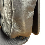 Chanel Black Leather Ultimate Stitch Single Flap Bag 2010