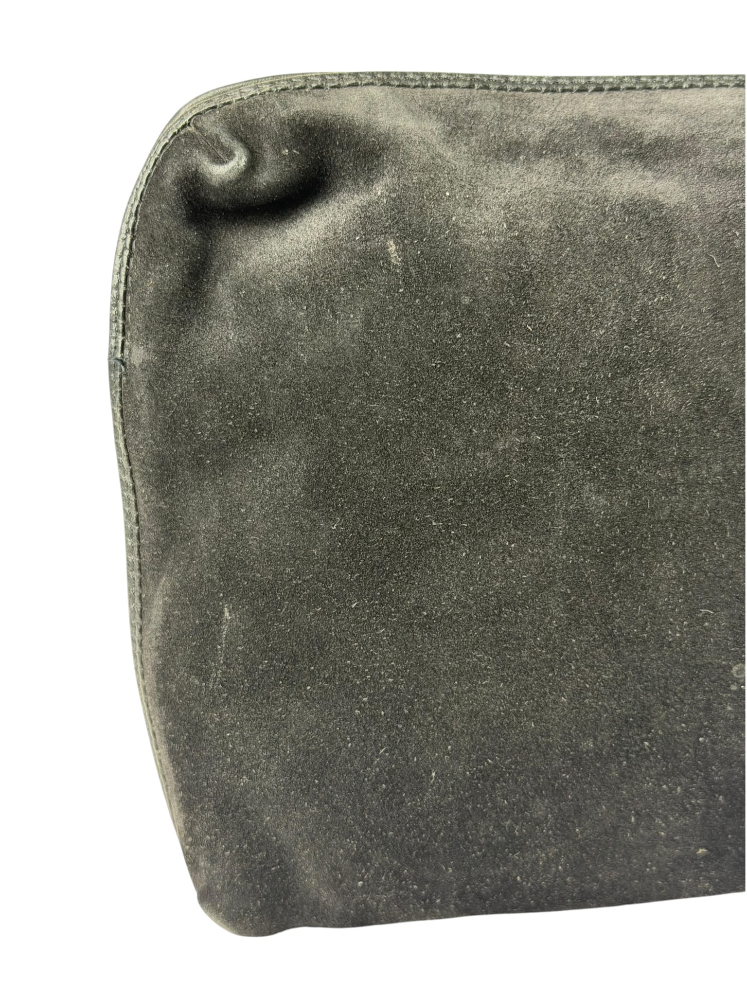 Bottega Veneta Black Suede/Leather Trim Crossbody Bag