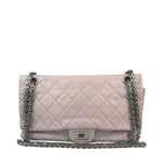 Chanel Light Pink Quilted Leather Reissue 2.55 Double Flap Bag  90's