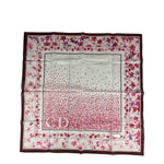 Christian Dior Vintage Floral Print Silk Handkerchief/Scarf