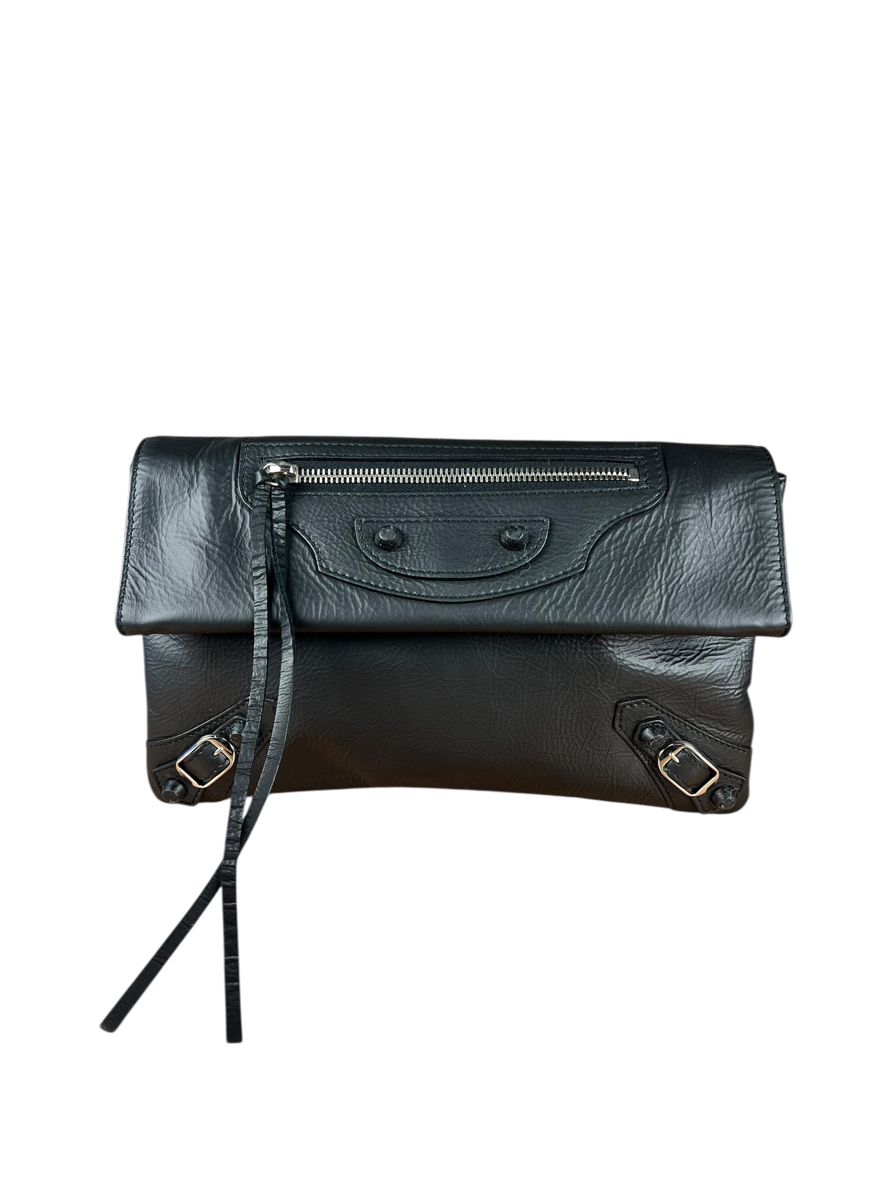Balenciaga Envelope Clutch Black