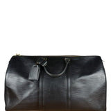 Louis Vuitton Noir Epi Leather Keepall 55