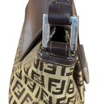 Fendi Zucchino Drawstring Flap Shoulder Bag