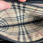 Burberry Black Leather Shoulder Tote