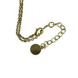 Christian Dior Dior Letter Charm/Pave O Star Necklace