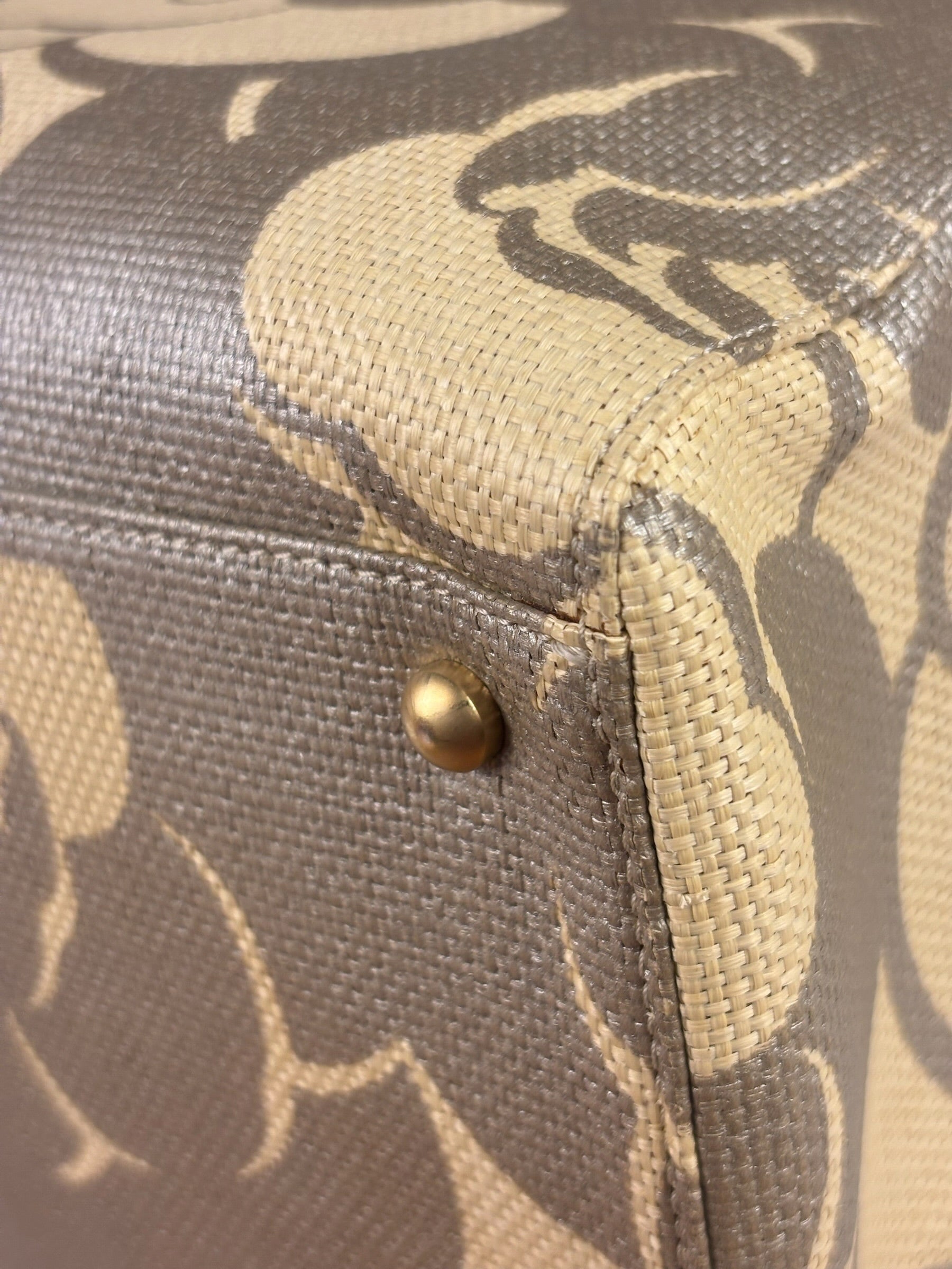 Chanel Camellia Raffia Tote 2004