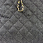 Chanel Navy Quilted Denim/Leather Trim 25 Hobo Bag 2021