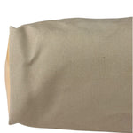 Prada Beige Cloth/Patent Leather Trim Shoulder Bag