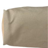 Prada Beige Cloth/Patent Leather Trim Shoulder Bag