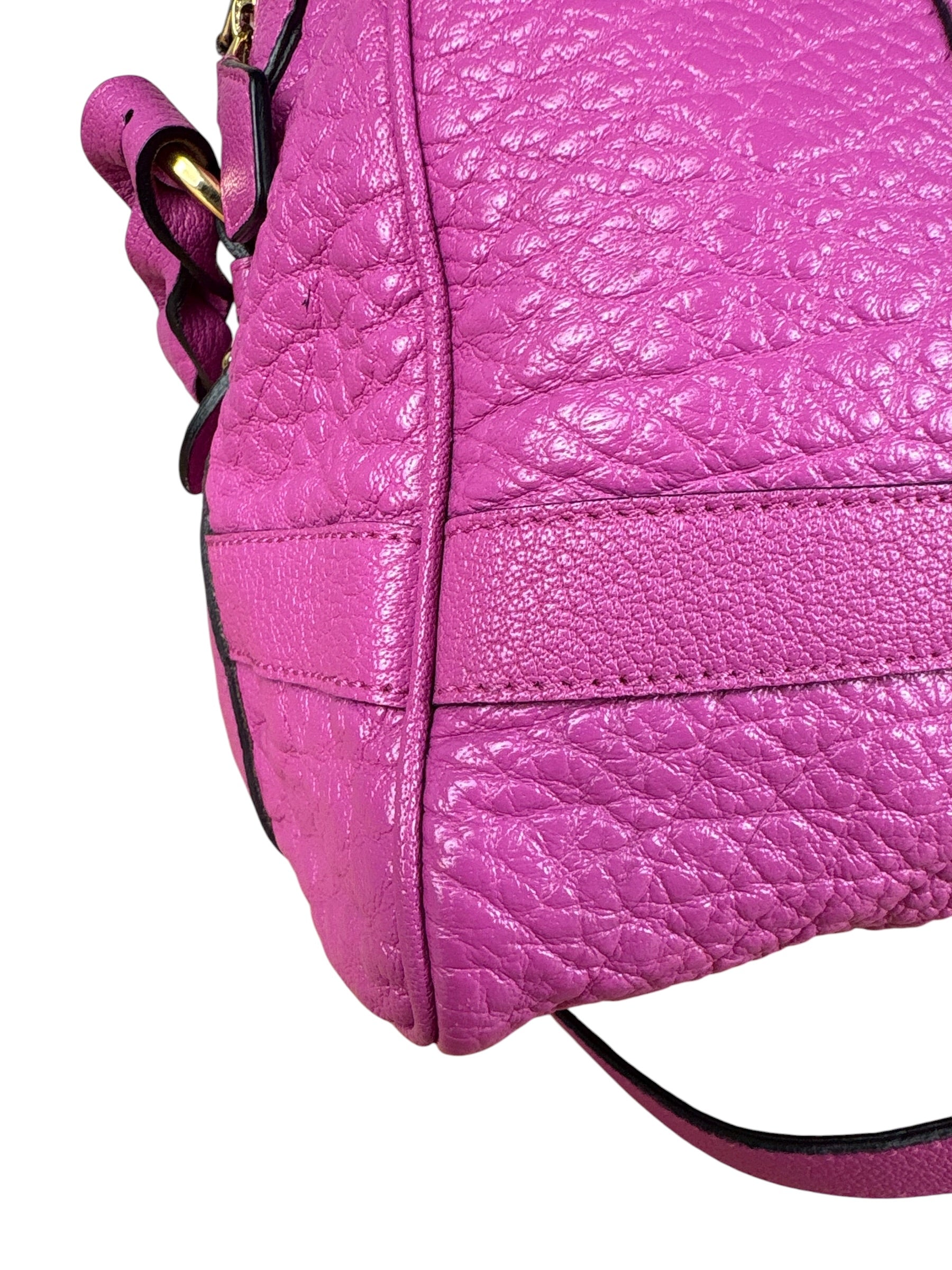 Loewe Vintage Pink Pebbled Leather Mini Boston Bag