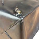 Balenciaga Black Leather papier A4 Tote Bag