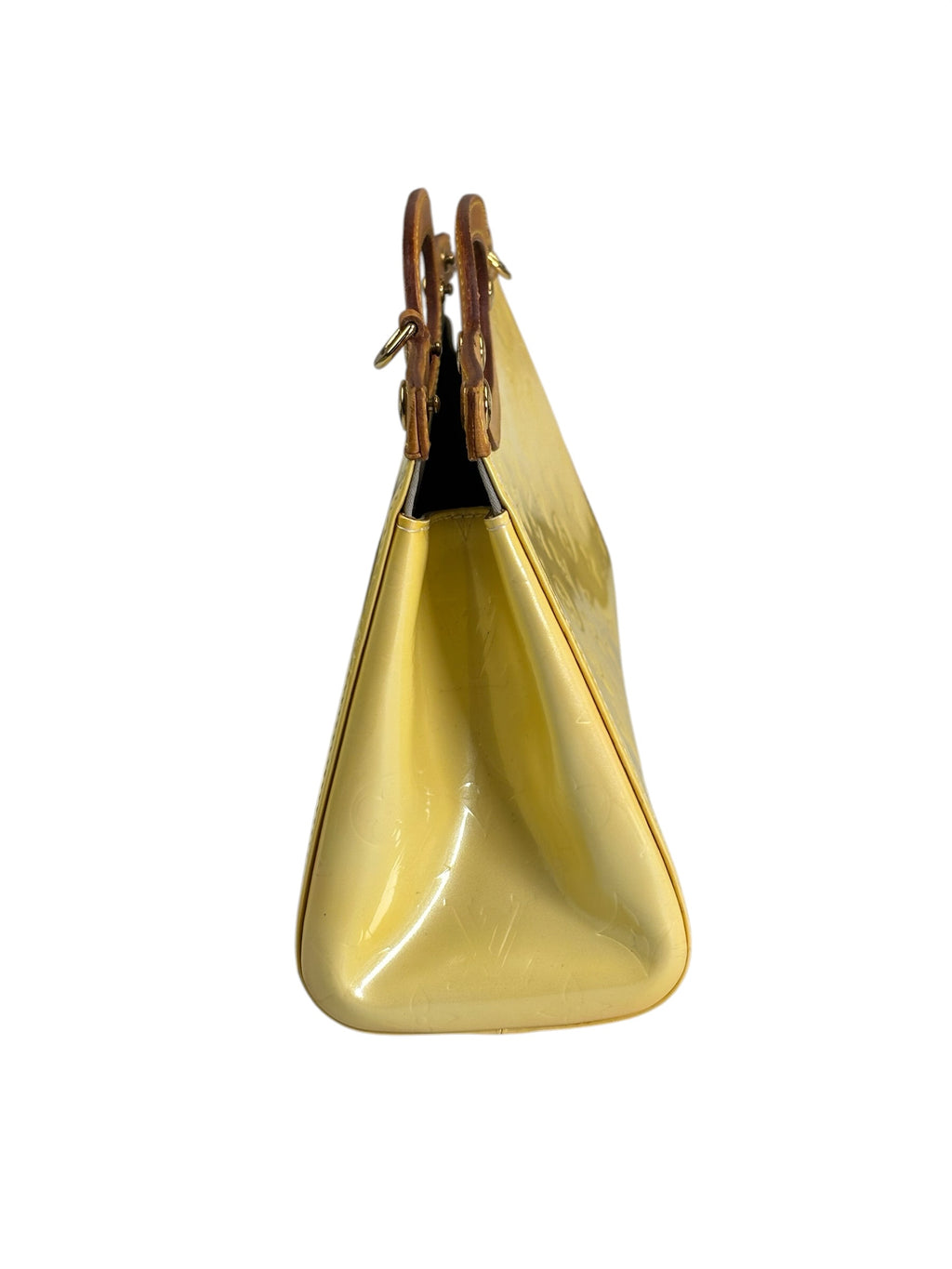 Louis Vuitton Yellow Vernis Roxbury Drive Two-Way Bag