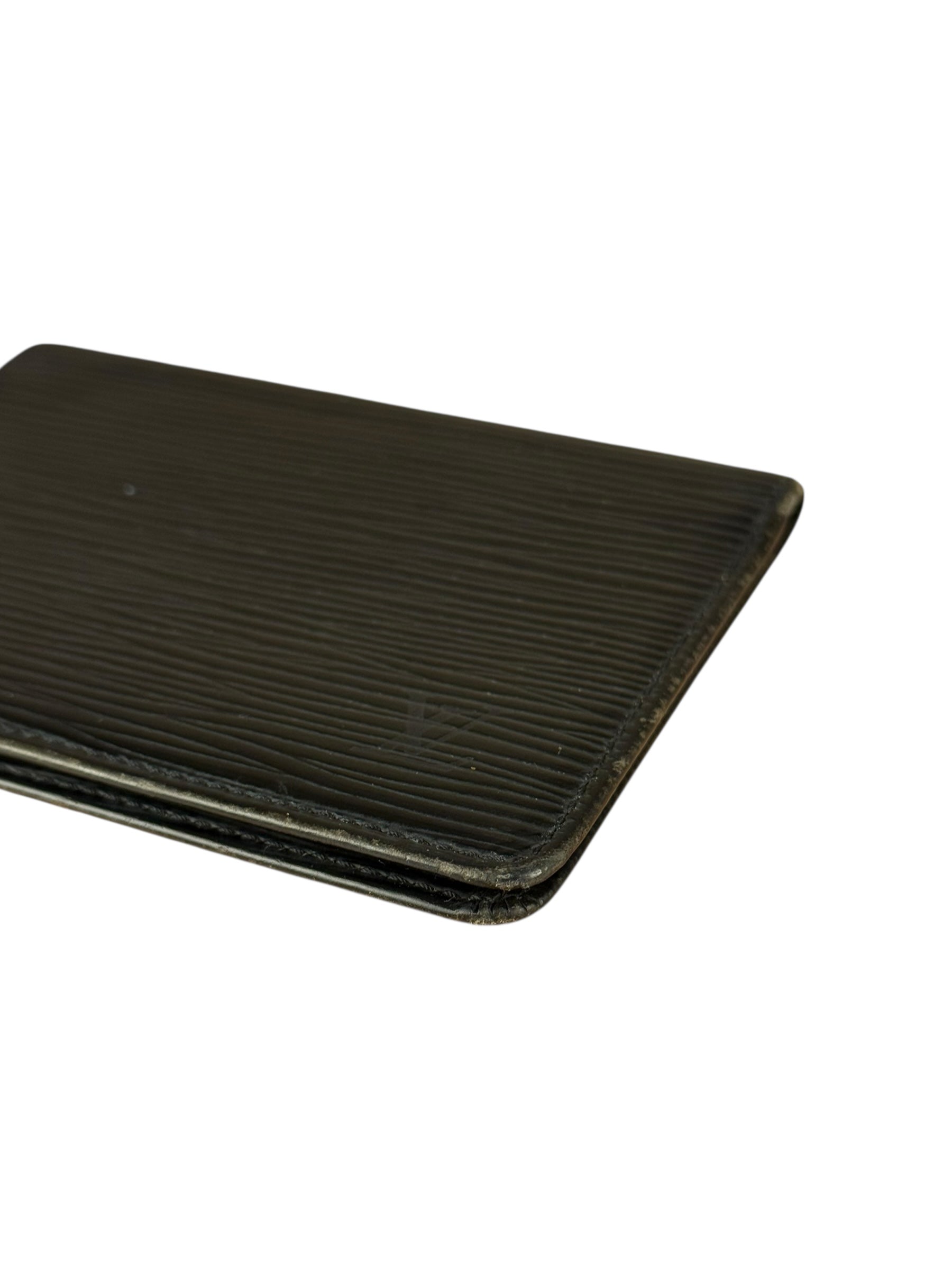 Louis Vuitton Black Epi Leather ID Holder