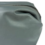 Bottega Veneta Grey Leather Pouch