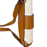 Fendi Brown/Cream Leather Jacquard FF Zucca Baguette