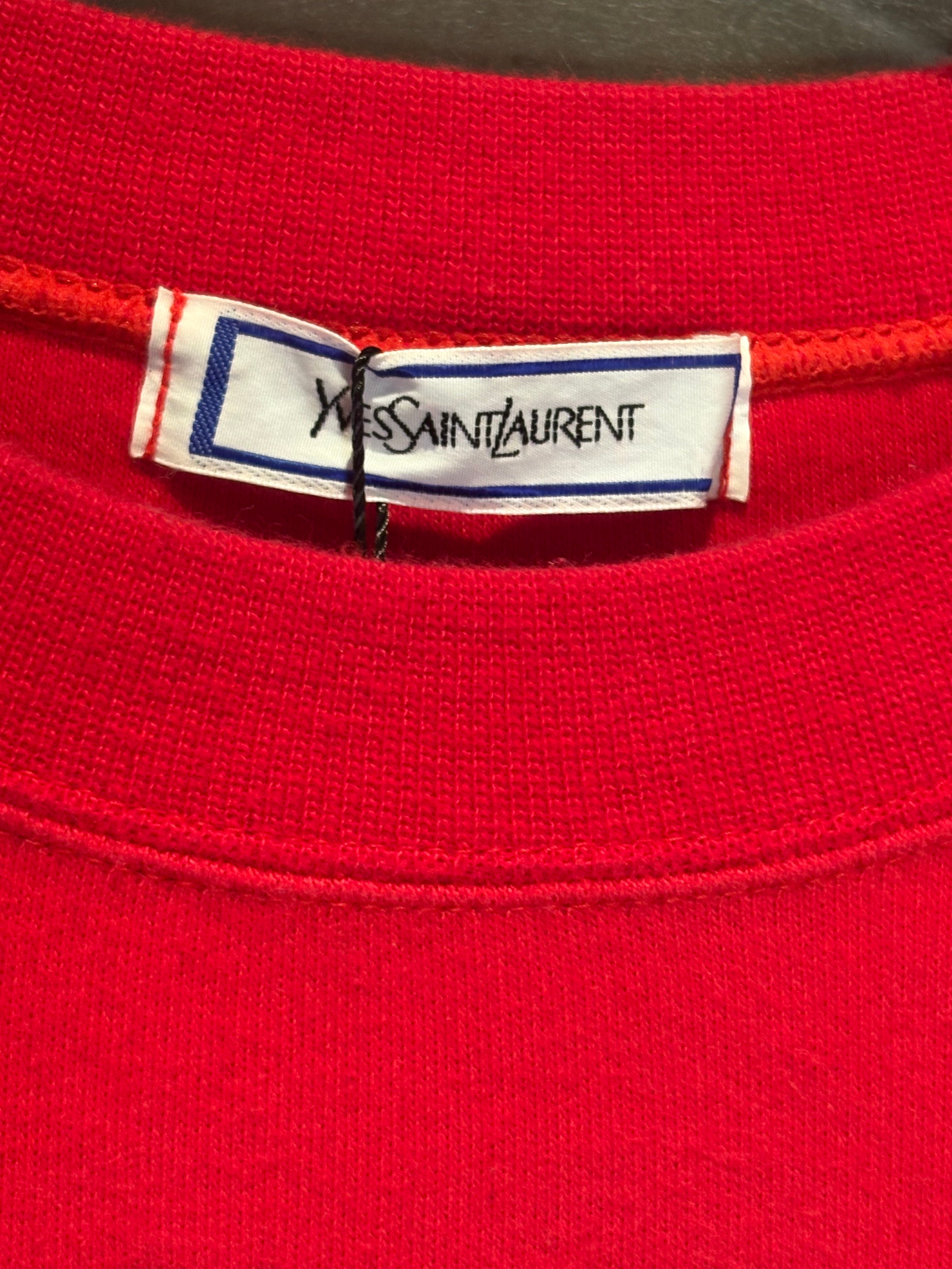 Yves Saint Laurent Vintage Embroidered Sweatshirt