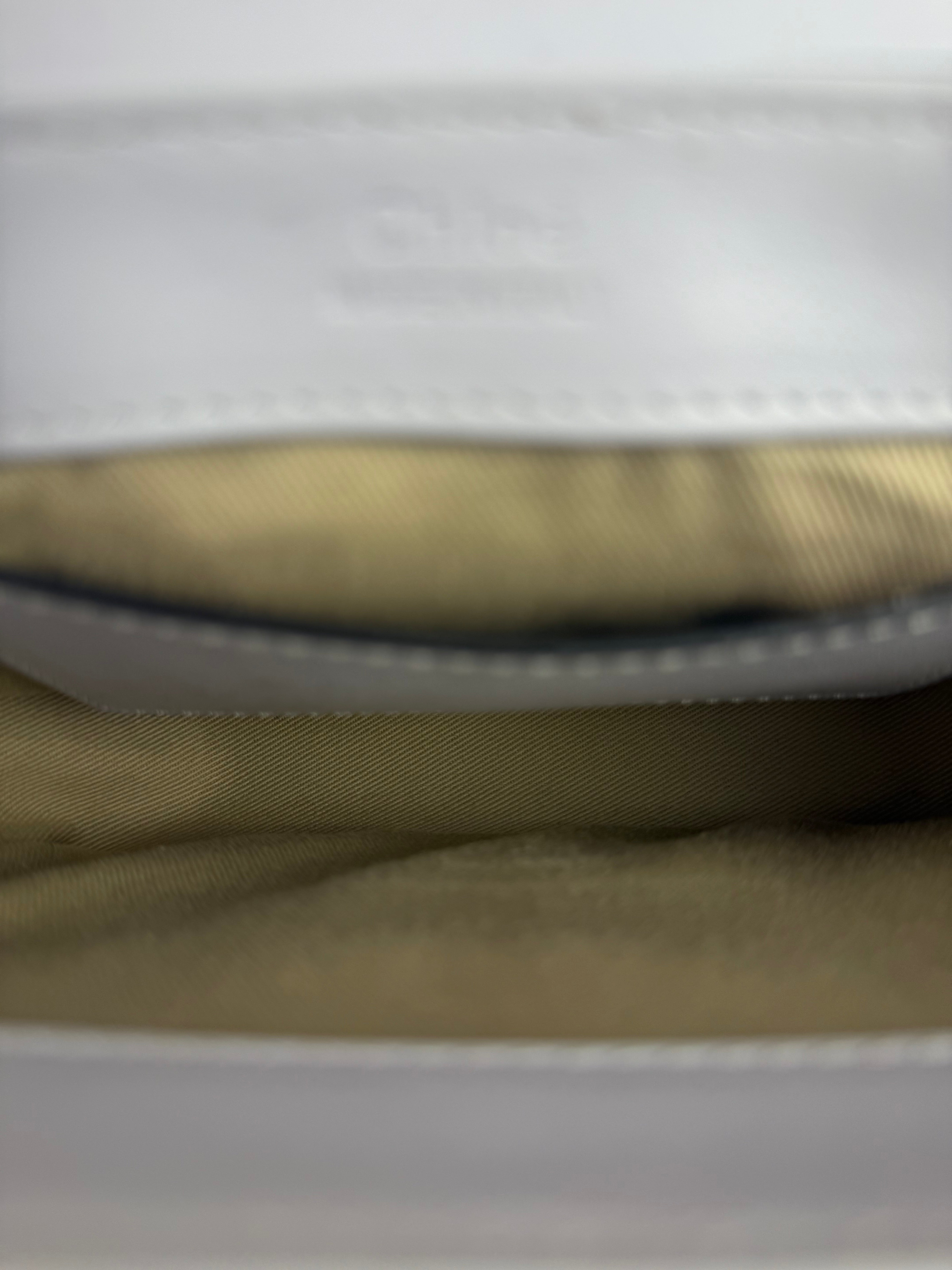Chloé Mini Grey Croc Embossed C 2Way Bag
