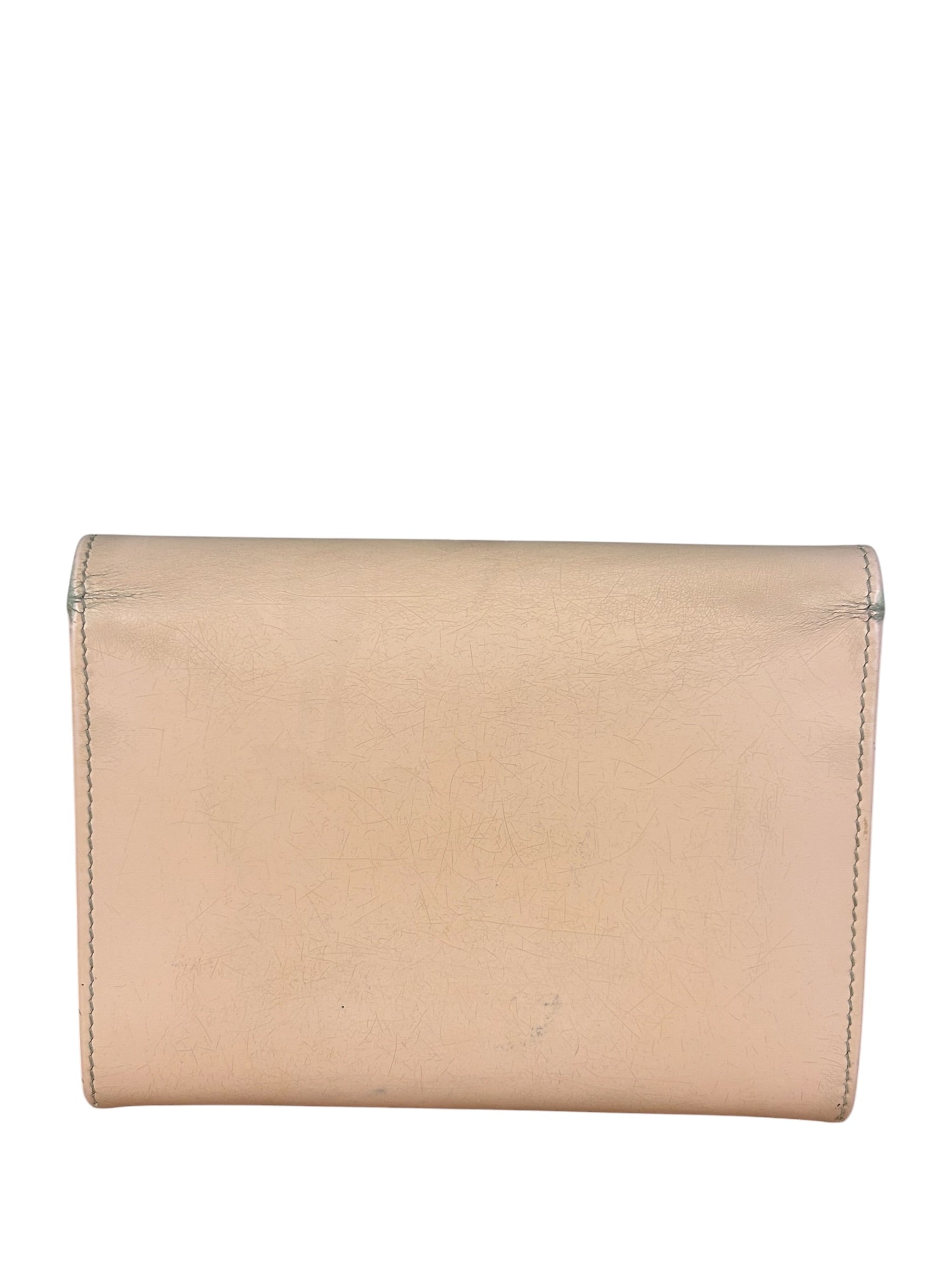 Cartier Vintage Pink Patent Leather Compact Wallet