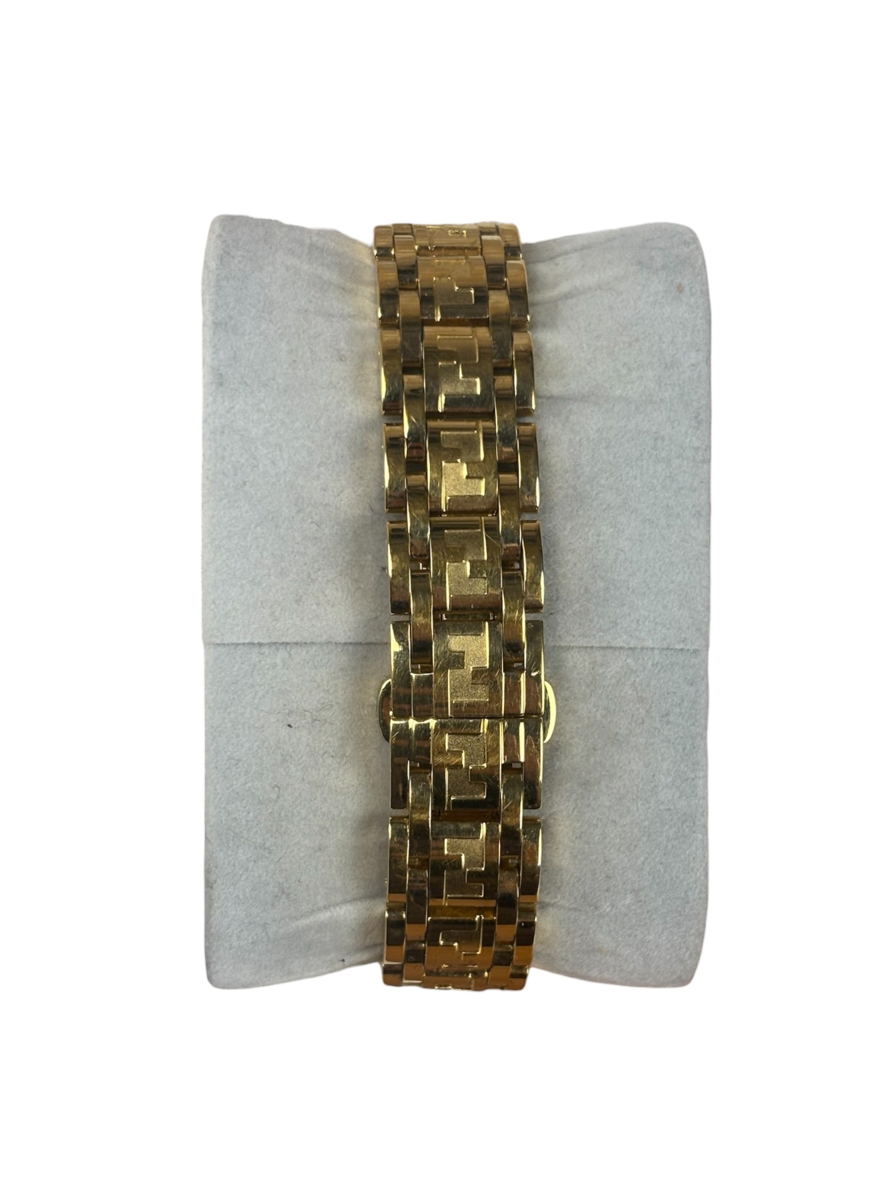 Fendi 730-L Gold Played Champagne Dial Tank