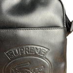 Supreme x Lacoste Black Leather Crossbody