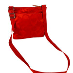 Coach Red/Orange Nylon Getaway Signature File Crossbody