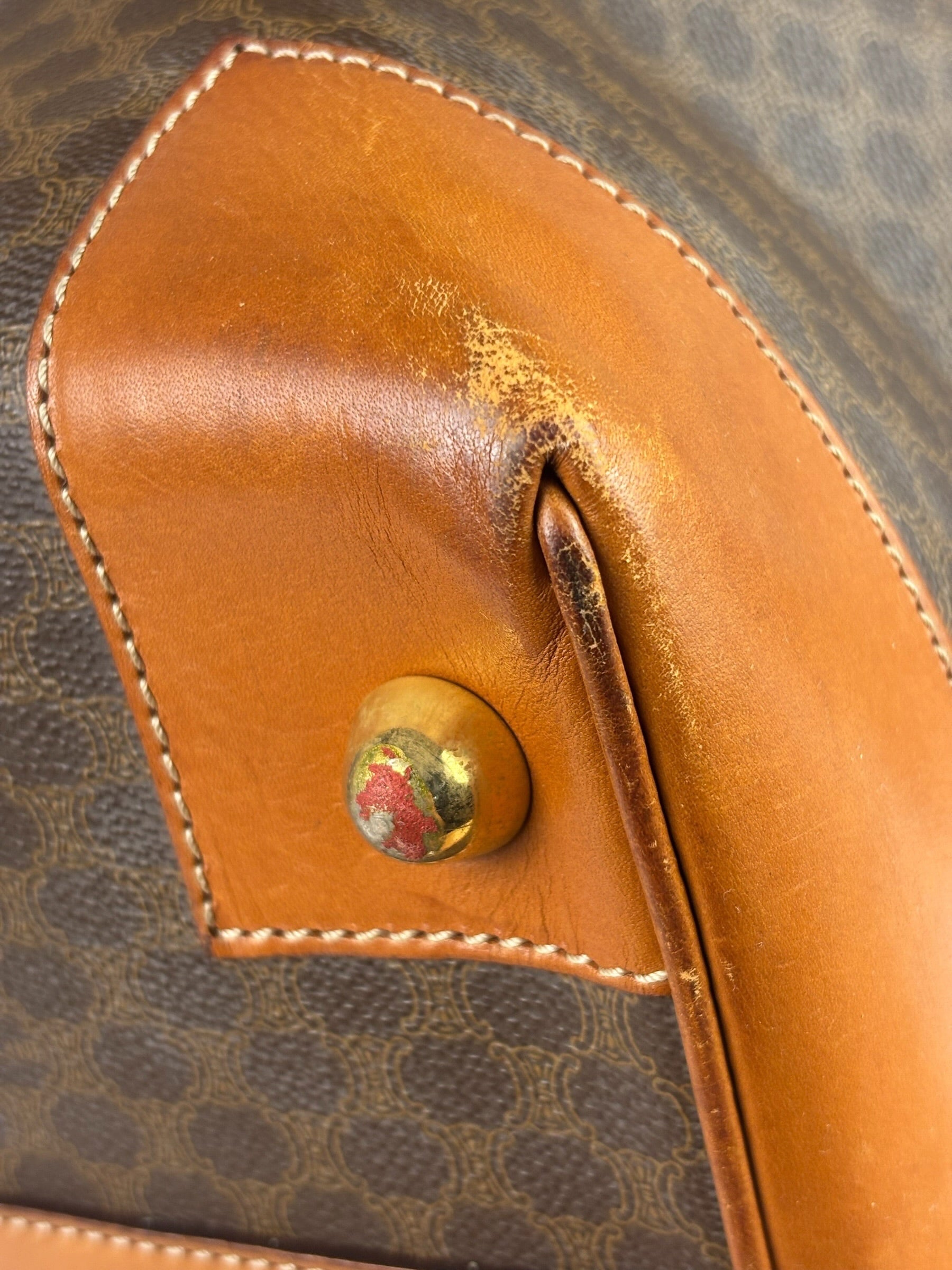 Celine Vintage Macadam Duffle Bag
