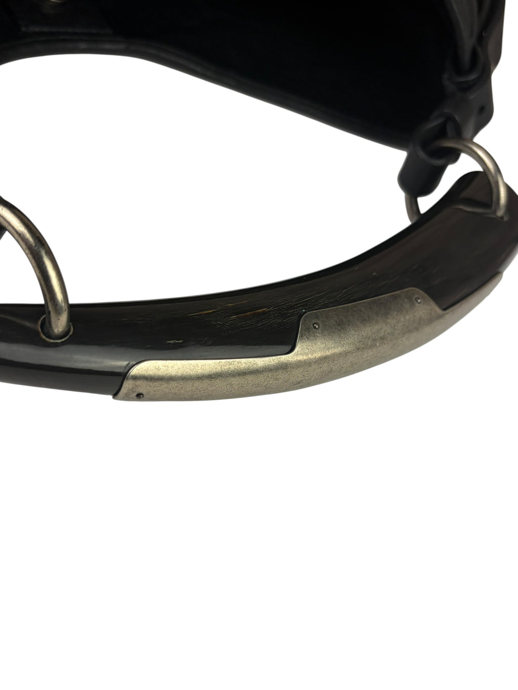 Yves Saint Laurent Black Mombassa Hobo Bag
