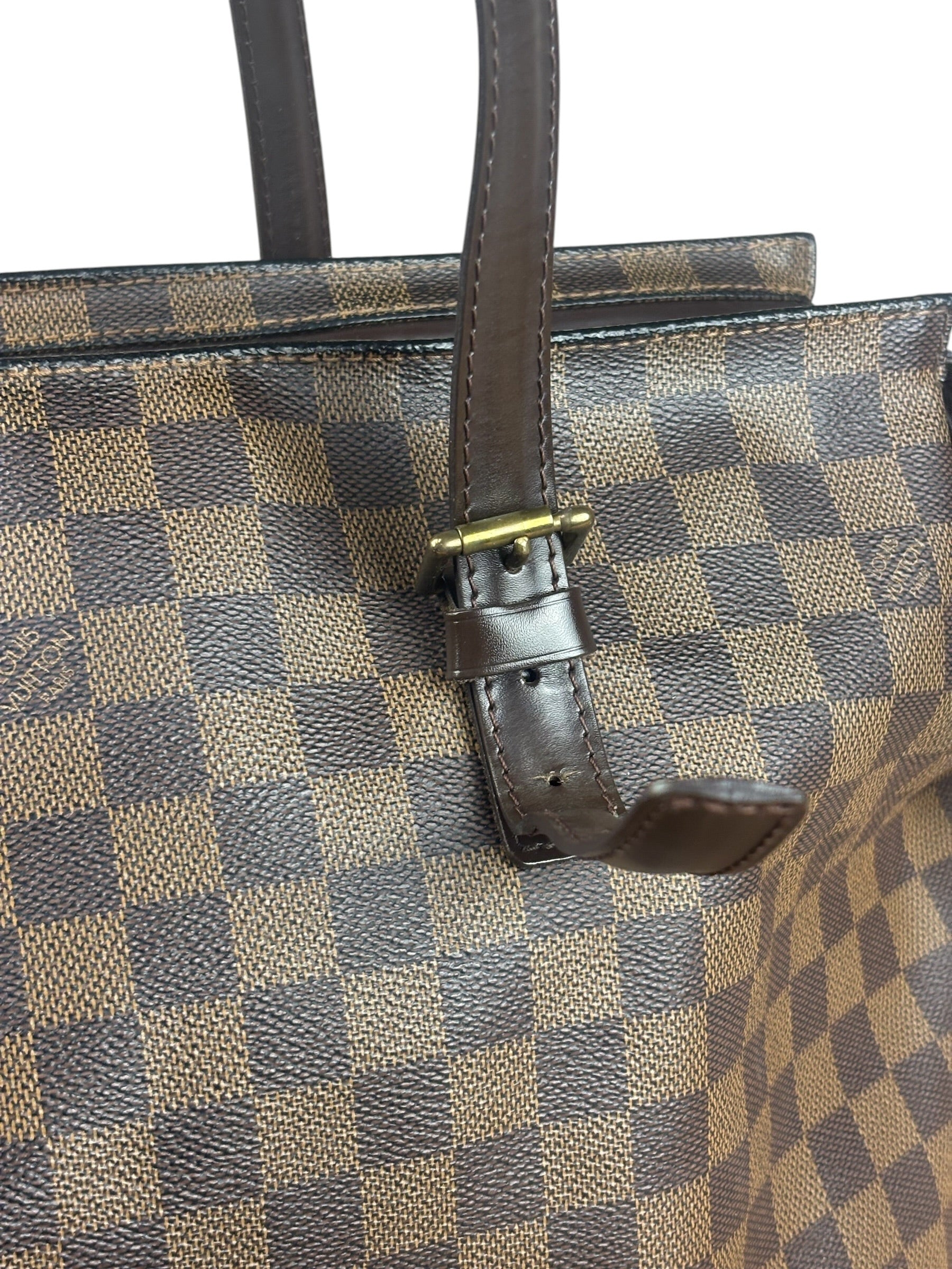Louis Vuitton Damier Ebene Columbine Shoulder/Tote Bag