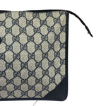 Gucci Vintage GG Coated Canvas Zip Travel Pouch Navy