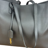 Yves Saint Laurent Leather East-West Shopping Tote Bag