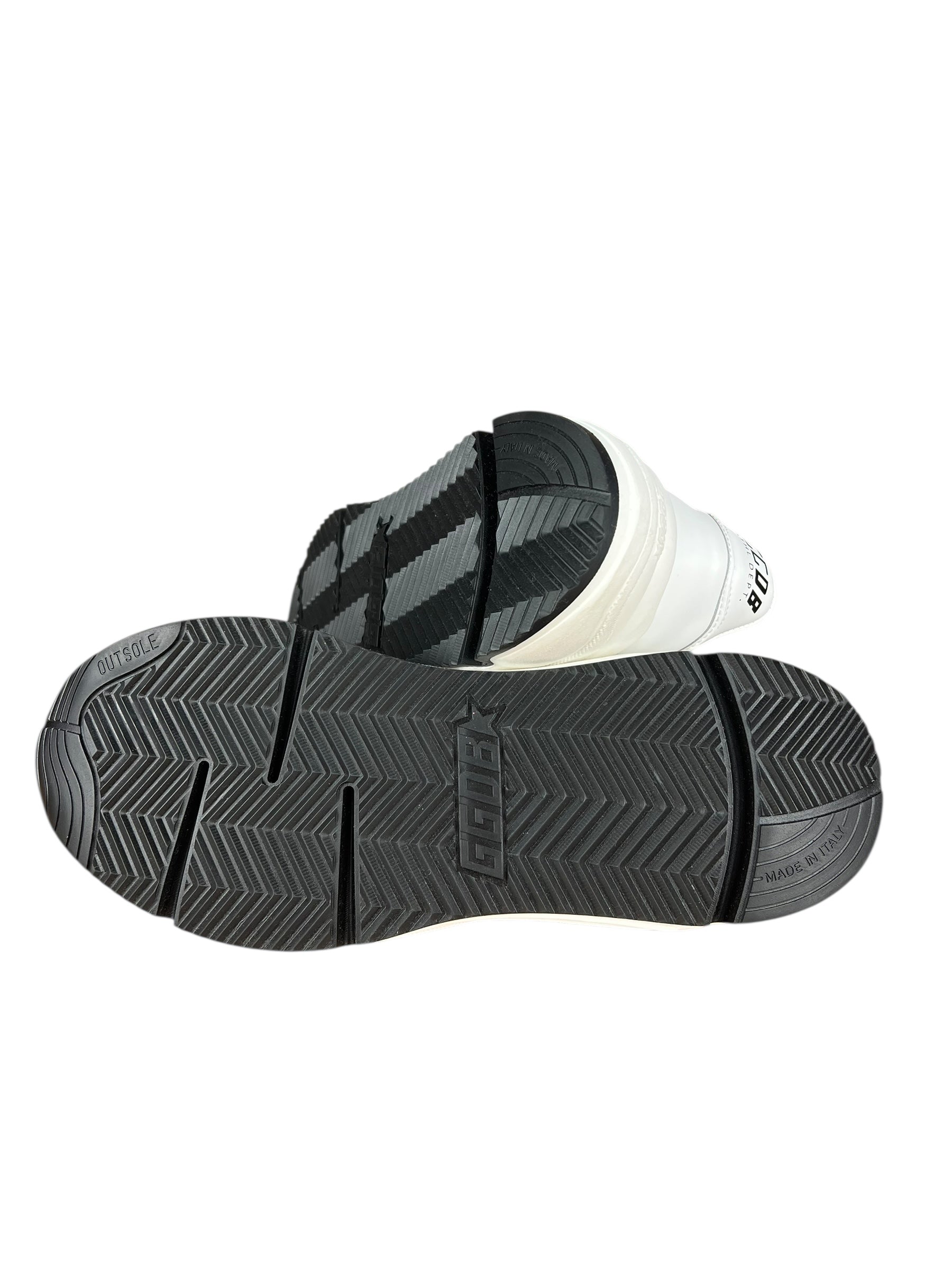 Golden Goose White Running Sole Sneakers