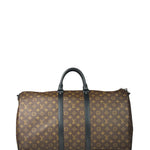 Louis Vuitton Black/Brown Monogram Keepall 55