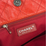 Chanel Red Quilted Leather Natural Beauty Chain Tote 2010