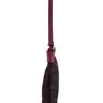 Gucci Vintage Purple Canvas Shoulder/Hobo Bag