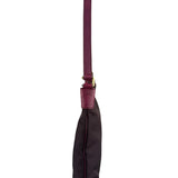 Gucci Vintage Purple Canvas Shoulder/Hobo Bag