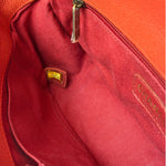 Chanel Red Quilted Caviar Leather Timeless Shoulder Bag 2012