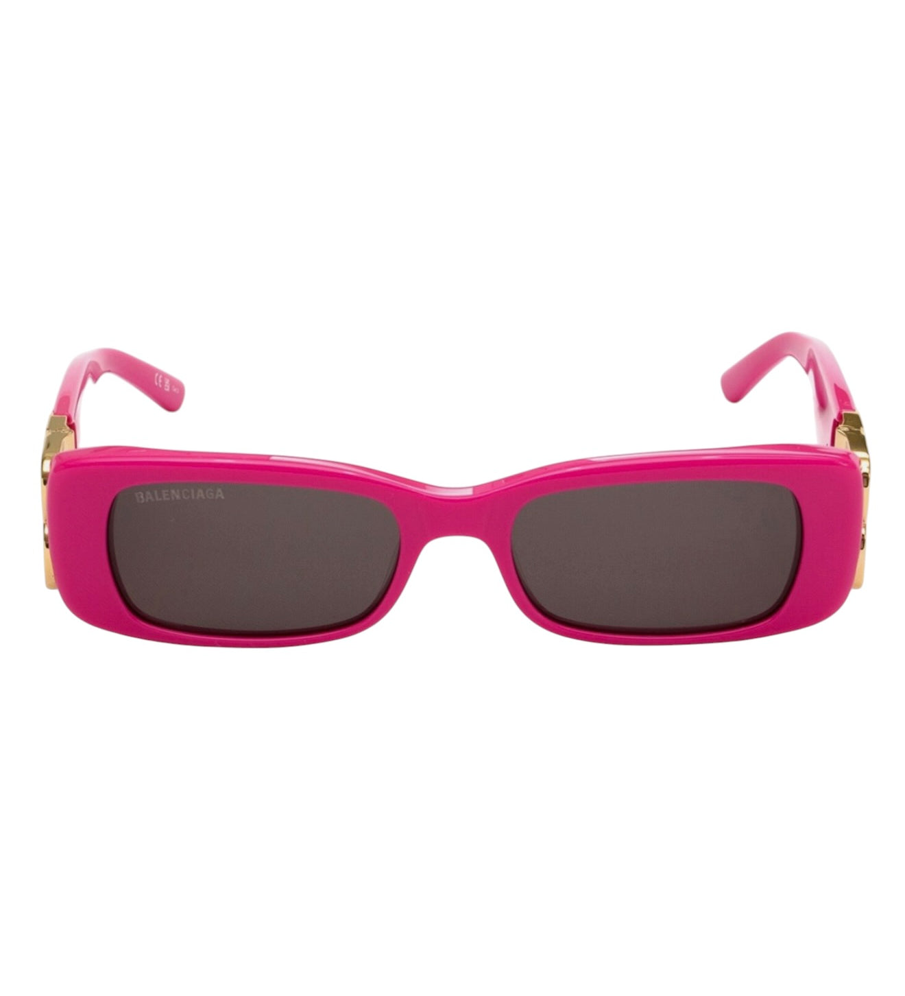 Balenciaga Pink Dynasty Rectangular Sunglasses