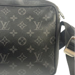 Louis Vuitton Black Monogram Taigarama Outdoor Messenger Bag