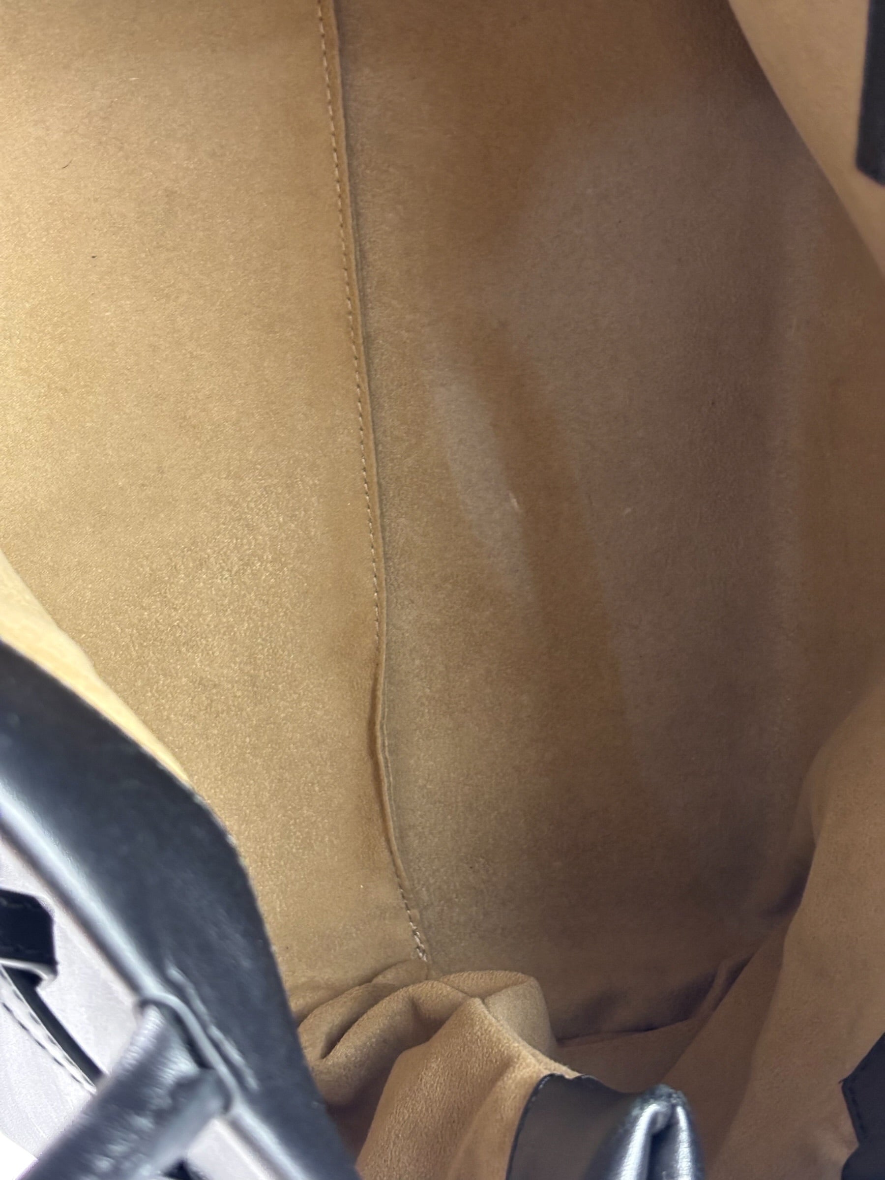 Manu Atelier Black Leather Le Cambon 35 Tote