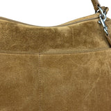 Balenciaga Rodeo Handbag Suede/Fleece Brown