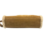 UGG x Telfar Brown Suede Medium Chestnut Shopper Tote