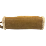 UGG x Telfar Brown Suede Medium Chestnut Shopper Tote